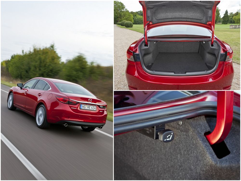 Mazda6 — багажник, фотоколлаж